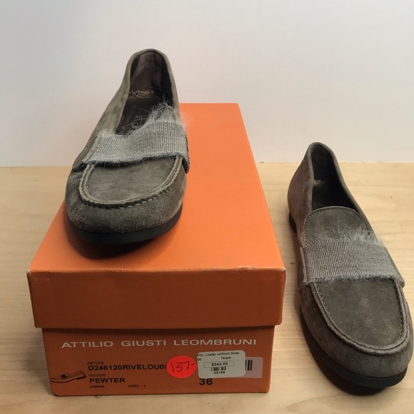 Attilio Giusti Leombruni Loafer with Wool Strap - Picture 6 of 6